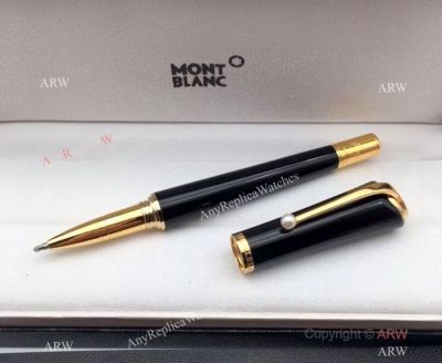 Mont Blanc Copy Muses Marilyn Monroe Pens - Black Rollerball Pen